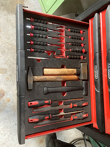 Auto Kastner Gerätebörse KS Tools RACINGline mit 7 Schubladen, 598-tlg.