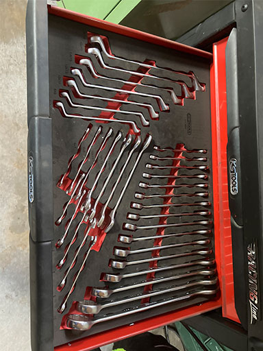 Auto Kastner Gerätebörse KS Tools RACINGline mit 7 Schubladen, 598-tlg.