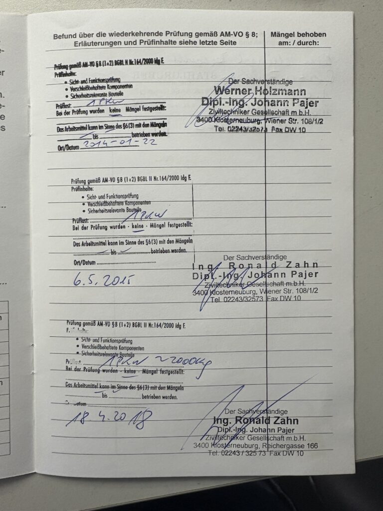 Auto Kastner Ravaglioli 4 Säulenhebebühne