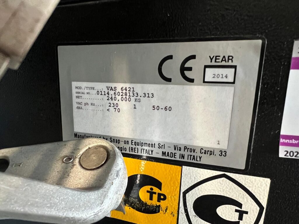 Auto Kastner Fahrwerksvermessungsgerät - Vas 6421