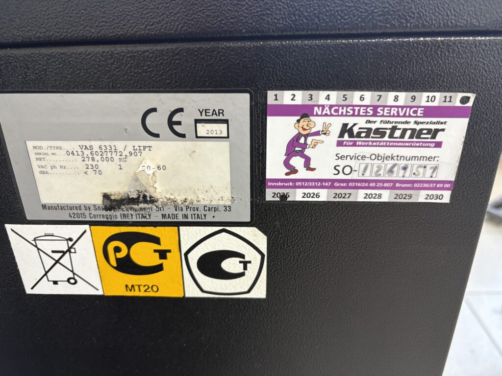 Auto Kastner Gerätebörse AMG John Bean VAS 6331