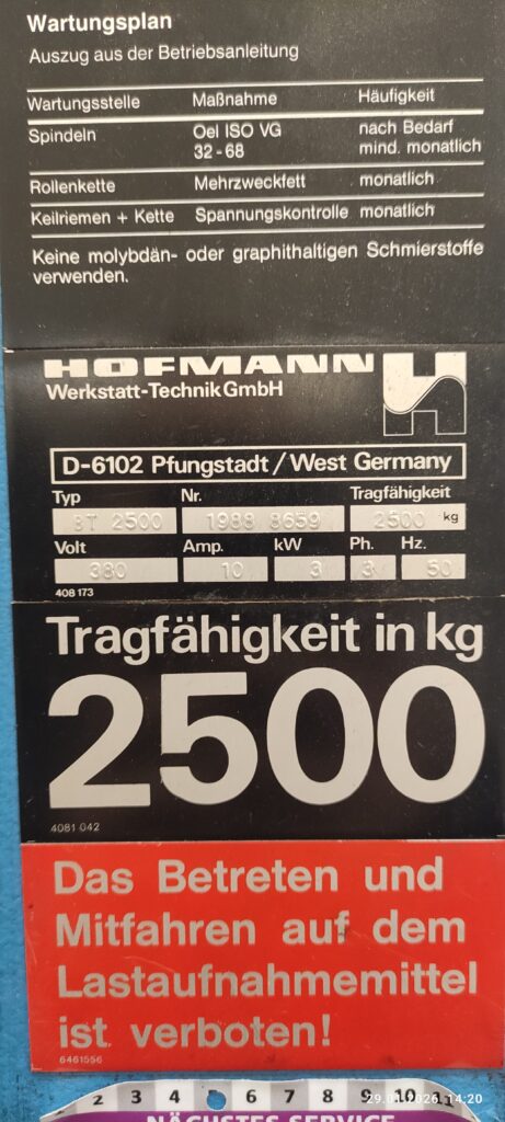 Auto Kastner Gerätenbörse - Säulenhebebühne