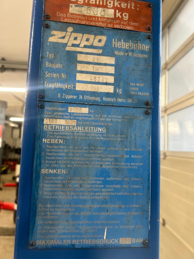 Auto Kastner Gerätenbörse - Säulen Hebebühne